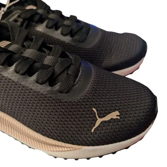 PUMA PC Runner Women's Lightweight Athletic Running Shoe Black Pink - NEW Size 7 - Picture 3 of 6